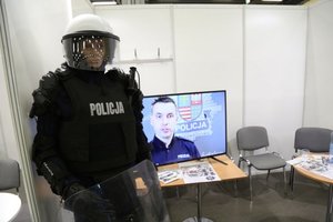 Policjanci na XXI Ogólnopolskich Targach Pracy