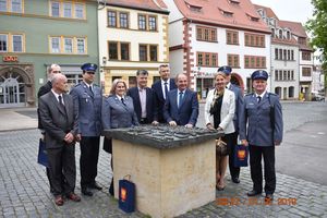 Kieleccy policjanci podczas wizyty u niemieckich kolegów