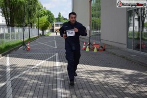 Krzysztof Durlej podczas biegu