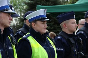 policjanci podczas spotkań z ćwiczeń