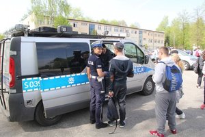 Uczniowie odwiedzili świętokrzyskich policjantów
