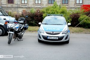 Policjanci na Motosercu