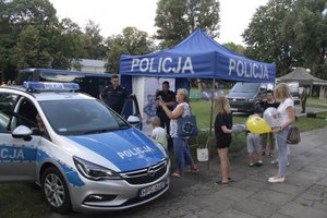 Policjanci z Radiem Kielce